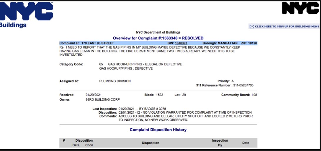 17993rd's tweet photo. @Maravich69 @NewYorkFBI @NYC_DOI @SDNYnews @NewYorkStateIG @ManhattanDA @NYCSpeakerAdams @bdlimm @CMPiSanchez @FDNYFC @JulieMenin @ConEdison @DOJCrimDiv Because #Landlord Slavik Gofman's #ConEdison GAS LEAK BRIBERY SCHEME was brazenly executed in broad daylight, there were other witnesses as well, who've provided us with Affidavits of the offer to bribe &amp; payoff. So yeah, Gofman should def be in jail. #ProsecuteCriminalSlumlords https://t.co/LhmThk0EVC