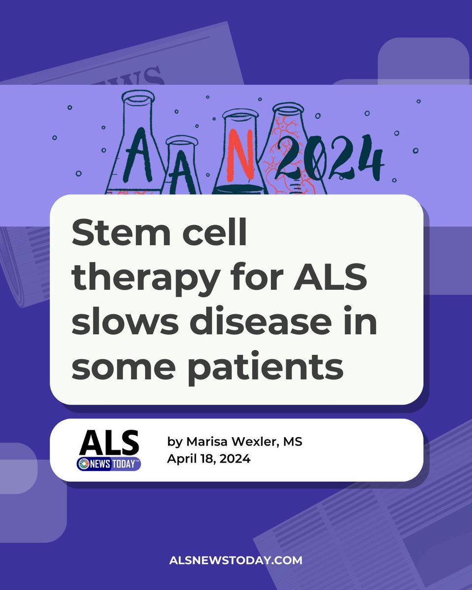 Data suggest that certain patients may respond to mesenchymal stem cell therapy while others derive no benefit from the treatment. bit.ly/4d1StKK 

#ALSDisease #ALSTreatment #ALSResearch #StemCellTherapy #AANAM