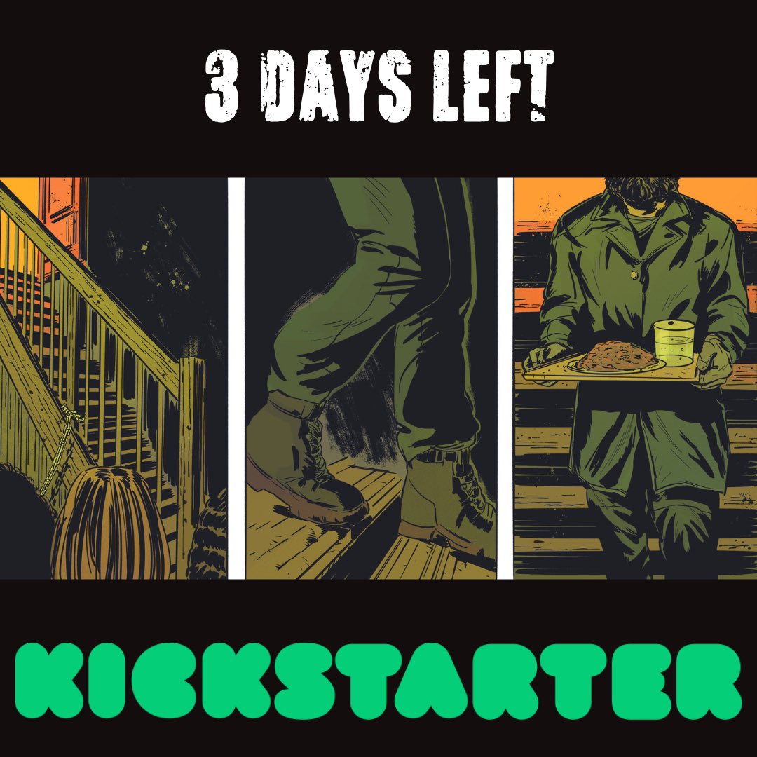 3 days left on the Kickstarter!!! Thank you to all of you that have supported us so far. Please help support the artists that made this project. Ink: @matth_comicsart Color: @RomanPStevens Cover: @jwise_art Letters: @jimmygcolour #kickstarter #comicart #comicartist #art