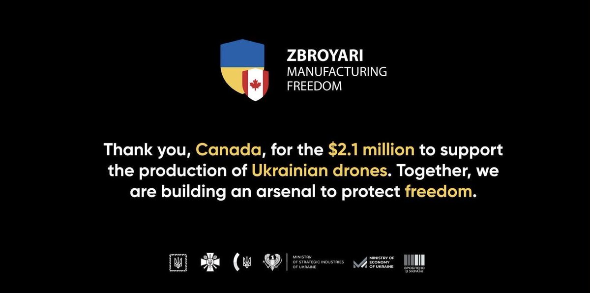 The second donation to the ZBROYARI: Manufacturing Freedom project comes from Canada!