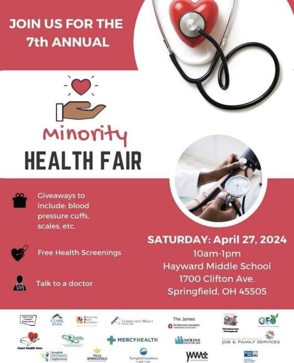 Stop by and say hello to Anita Biles at the Minority Health Fair today! She’d love to tell you all about The Health Center at Springfield High, a new School Based Health Center opening in the fall of ‘24!