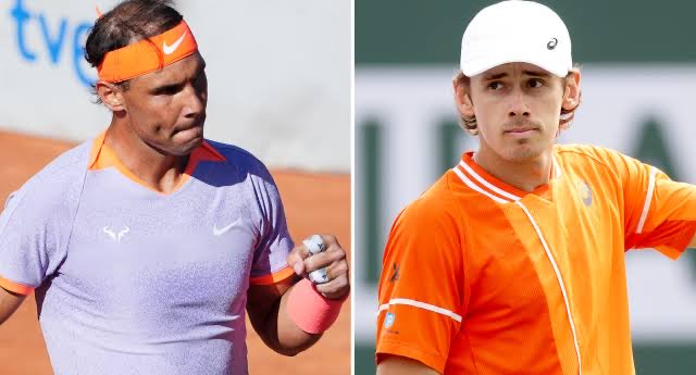 On the men’s side Rafa Nadal 🇪🇸 vs Alex De Minaur 🇦🇺 #nadal #madridopen #saturday