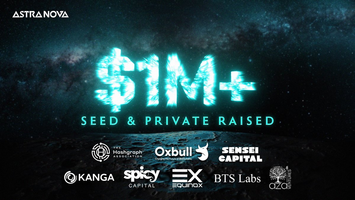 Thrilled to announce that we have successfully raised over >$1 million in seed and private rounds! 🚀 Huge thanks to our first backers for their unwavering support and belief in our vision. @The_Hashgraph @Oxbull5 @senseicapitalvc @KangaExchange @SCGroupVC @NOX_Ecosystem