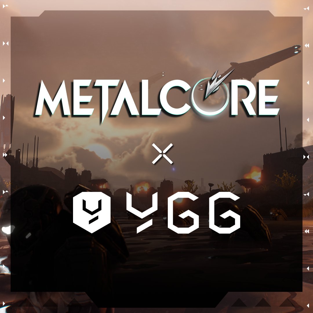 🤝 METALCORE x <a href="/YieldGuild/">Yield Guild Games</a> 🎮

YGG is ready to dive in, team up, and shoot mechs. Are you?