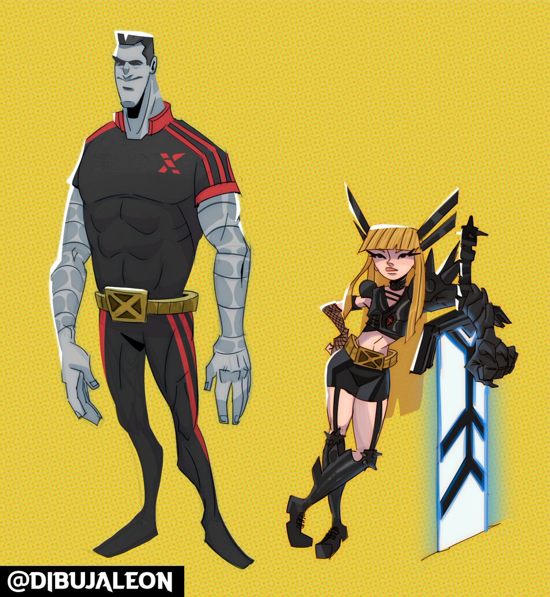 Colossus and Magik #XMen97 #xmenfanart #xmen