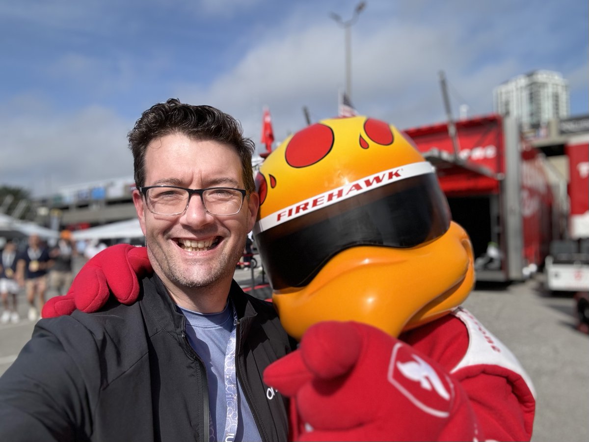 OktopolisArt's tweet photo. You know you have made it in IndyCar when the Firestone Firehawk embraces you 😂 Welcome to the team Théo Pourchaire!!!
#IndyCar #ArrowMcLaren #onsemiontrack #Firestone https://t.co/GkEMsTXKzk