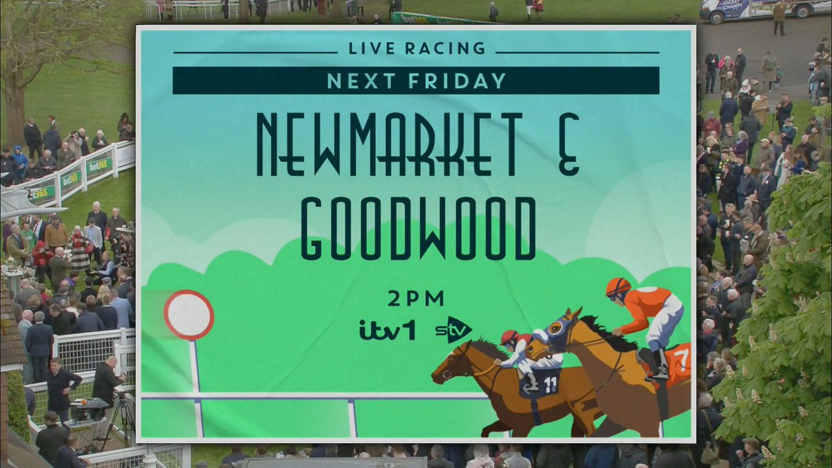 Three days at Newmarket next weekend! Join us from Friday onwards! #ITVRacing