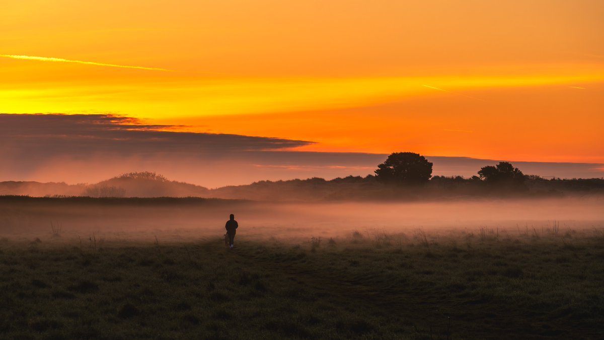 Misty morning stroll at Portmarnock last Sunday.