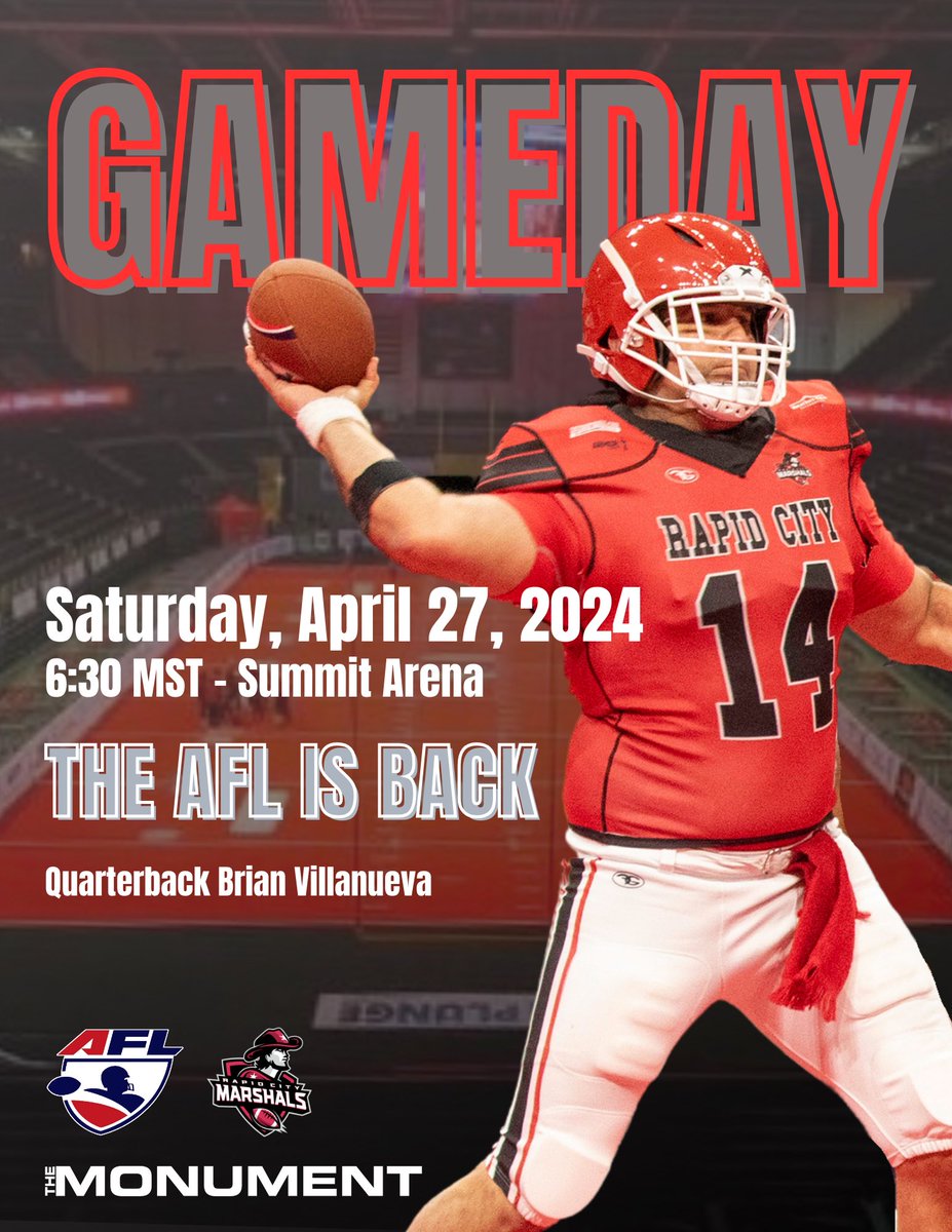 The AFL is Back! GameDay in Rapid City!