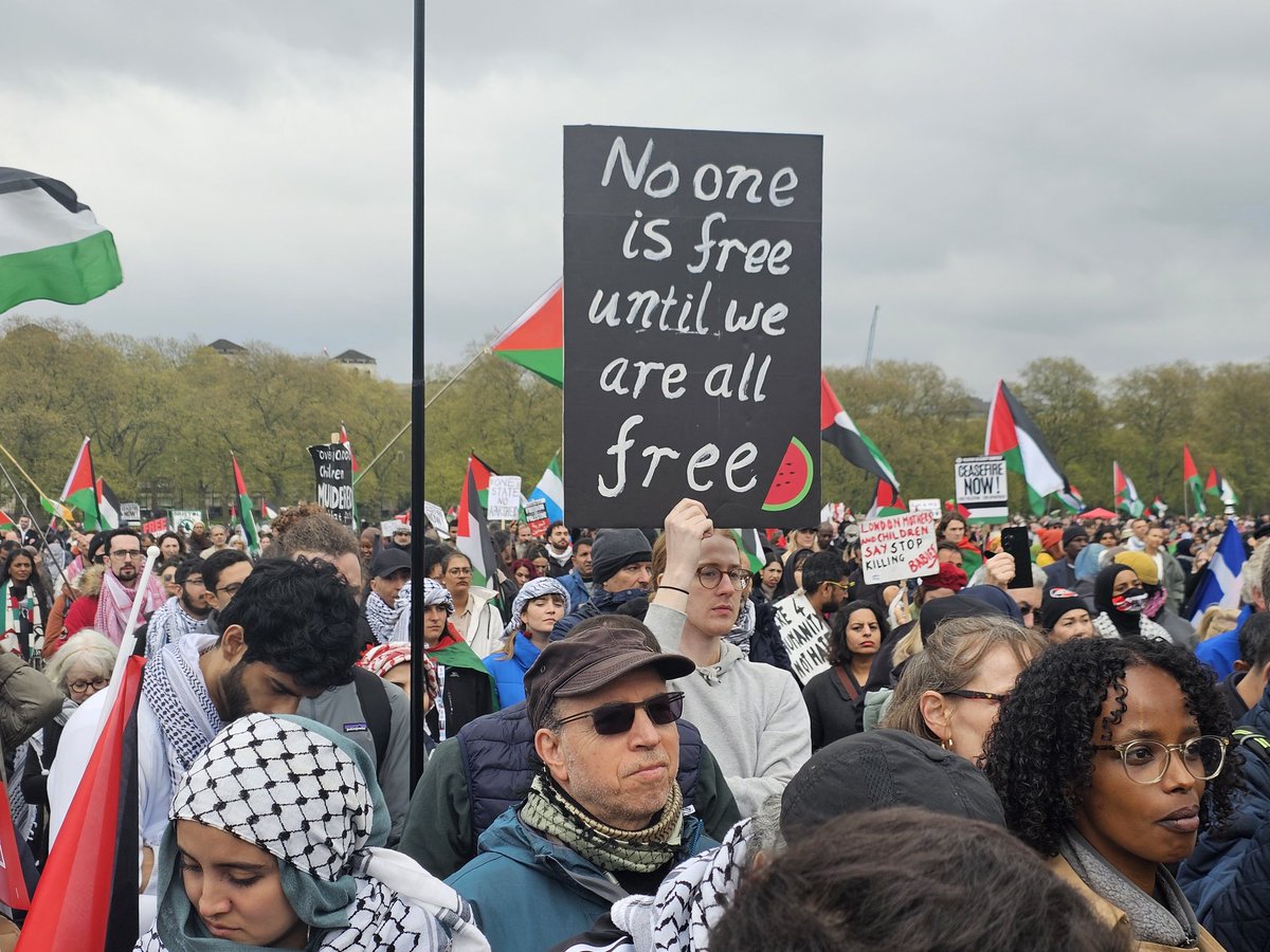 Freedom for Palestine London, Hyde Park