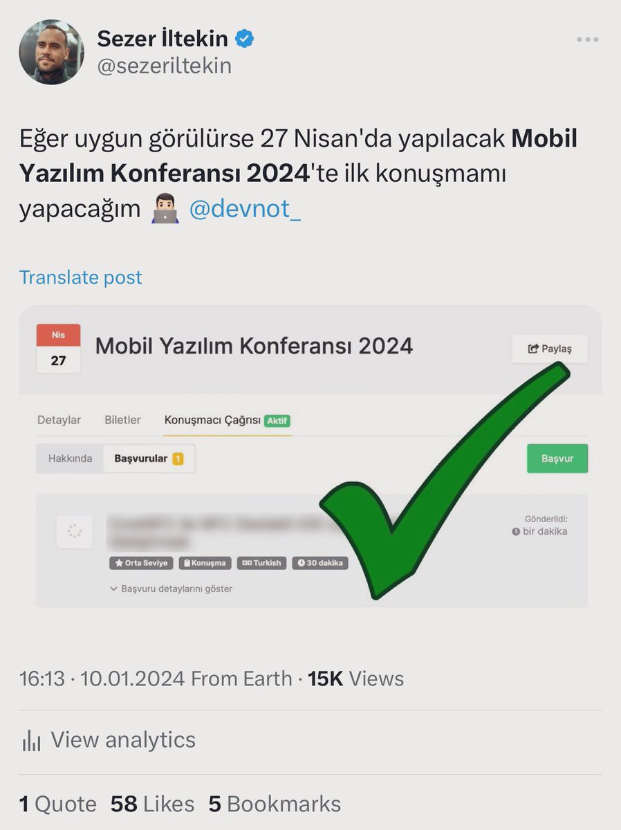 Sezer İltekin tweet media