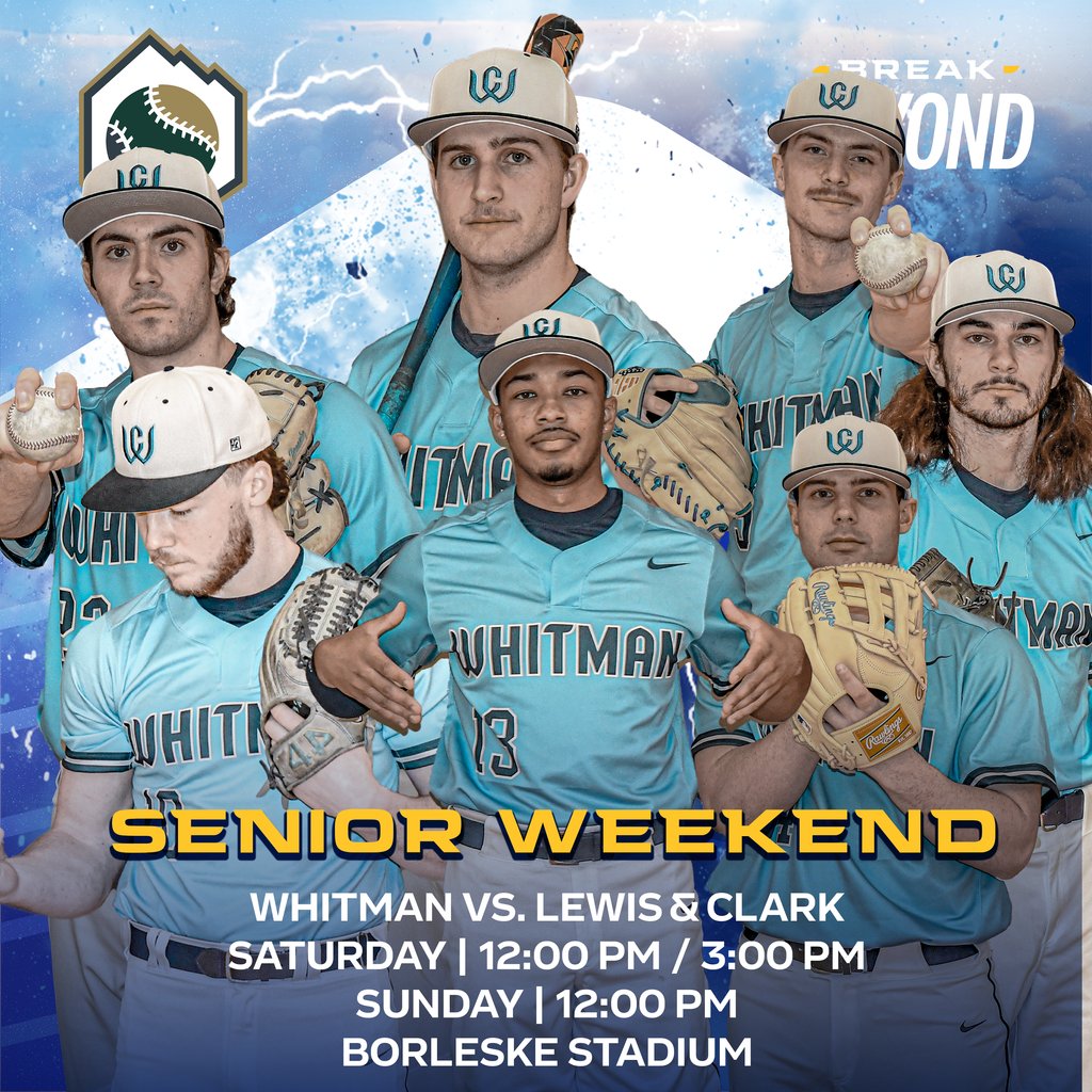 Big weekend for the Blues as they look to inch closer to a NWC regular season title as well as honor their seven seniors prior to Sunday's game! #breakbeyond