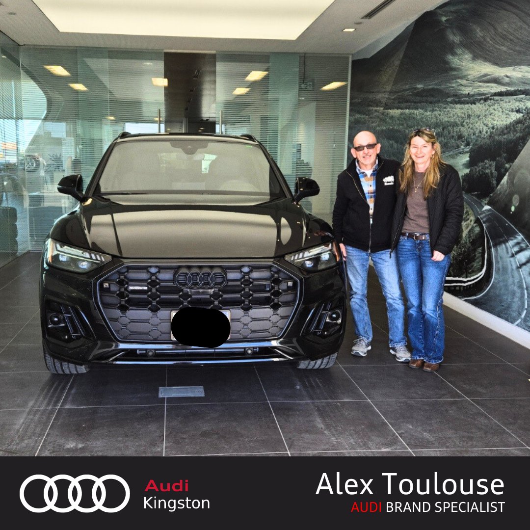 🌟 A huge thank you to Christine and Randy for choosing Audi Kingston for your latest ride—a stunning 2024 Q5 Technik with S Line and Competition Packages! 🚗💨 We truly appreciate your trust and loyalty with your multiple purchases with us.

#kingstonontario #audiq5 #q5 #audi