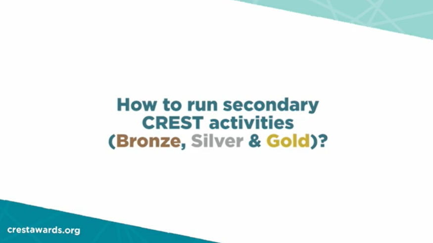 Are you wondering how to run and submit secondary #CRESTAwards? 📽️You'll find the all the info you need in 180s including the benefits of CREST Awards for students, how to use secondary CREST in the curriculum, the submission process and more here: youtube.com/watch?v=QaoBRg…