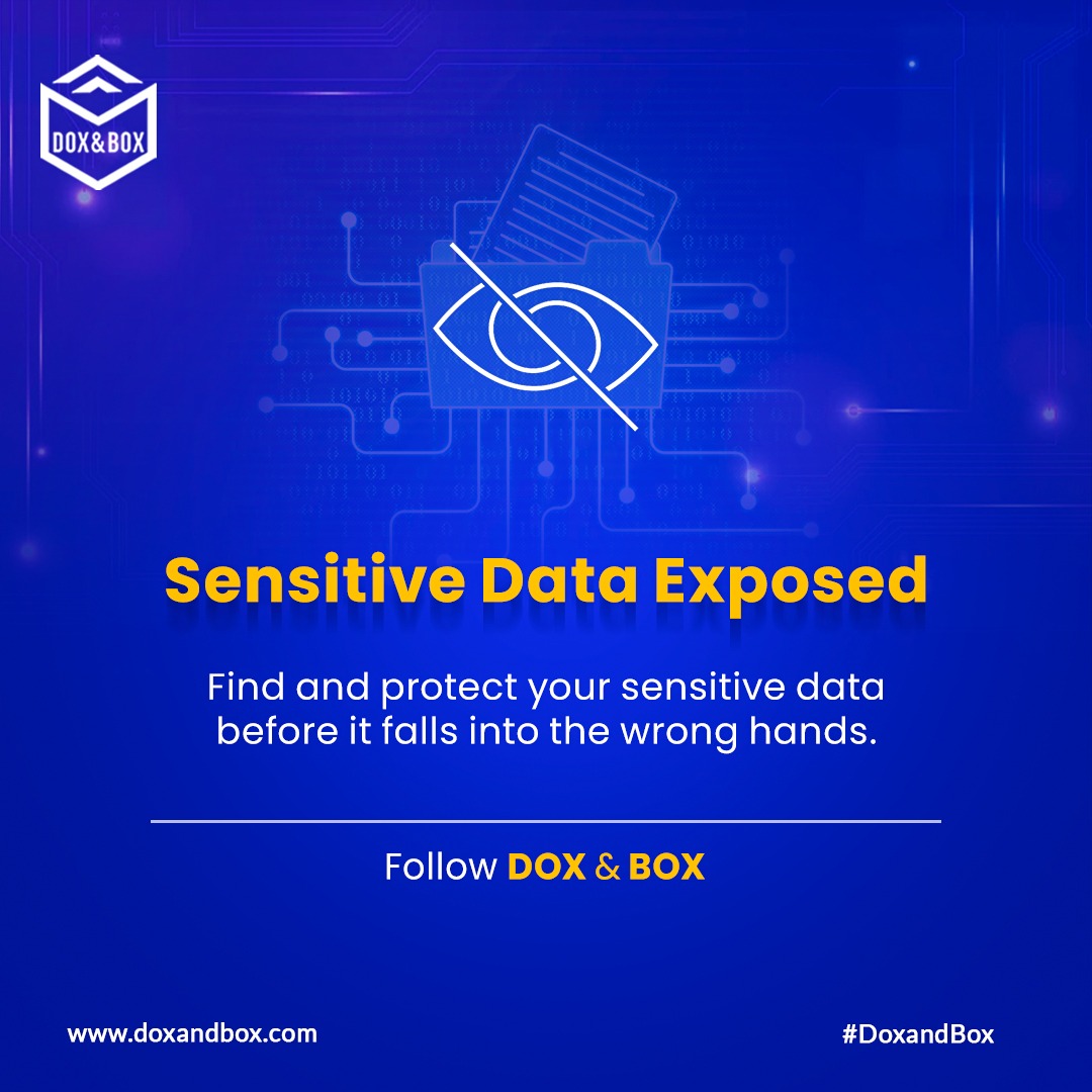 Don't wait for a data breach to happen before you take action. Proactively secure your sensitive information with DoxandBox.
.
.
,
#DoxandBox #securestorage #recordsmanagement #peaceofmind #datasecurity #dataprivacy #cybersecurity #cloudsecurity #identitytheftprotection