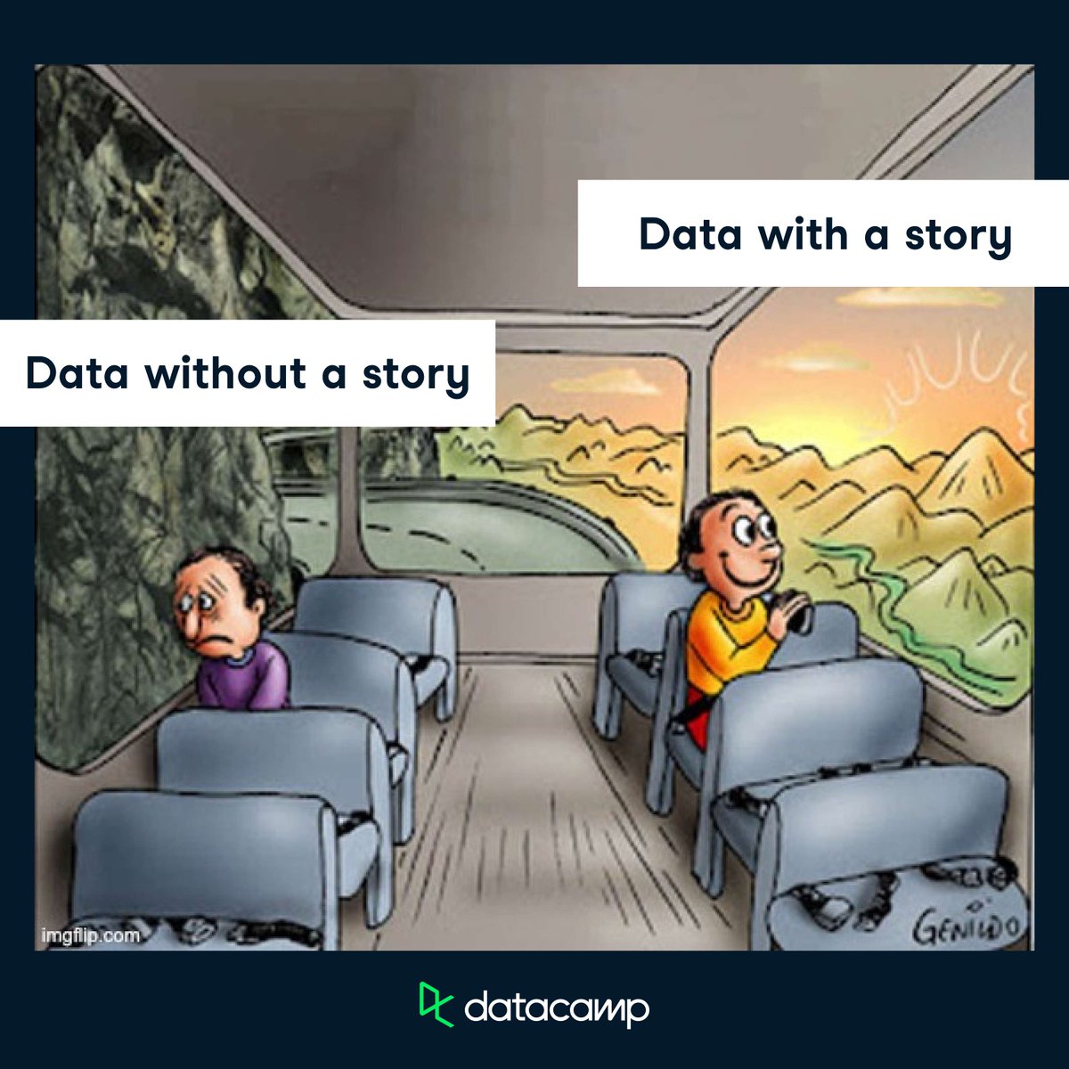 Driving impact with data goes beyond numbers and graphs; it's about telling a story that resonates with your 🫵 audience. Otherwise... it's just data. To tell captivating stories with your data, check out our Data Storytelling Skill Track. Dive in 👉 ow.ly/yK9m50RpeP2