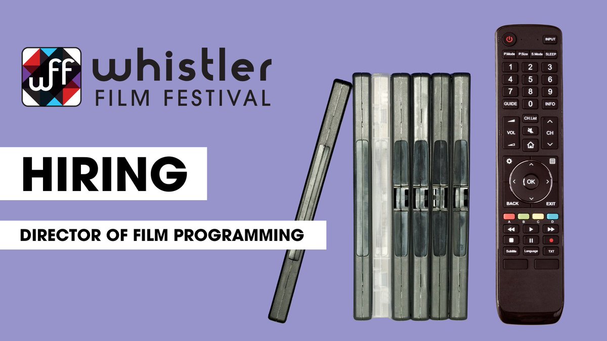 Whistler Film Festival is hiring a Director of Film Programming.

Apply by Wednesday, May 1 at 5:00pm PT.
Learn more at whistlerfilmfestival.com/join-wff/direc…

#filmprogrammer #vancouverjobs #hiring #filmfestival