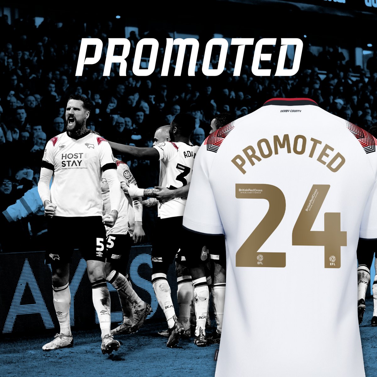 dcfcofficial's tweet photo. WE ARE GOING UP! 🤩🖤🤍

Celebrate with our promotion range! 🆙🙌

#DCFC #dcfcfans