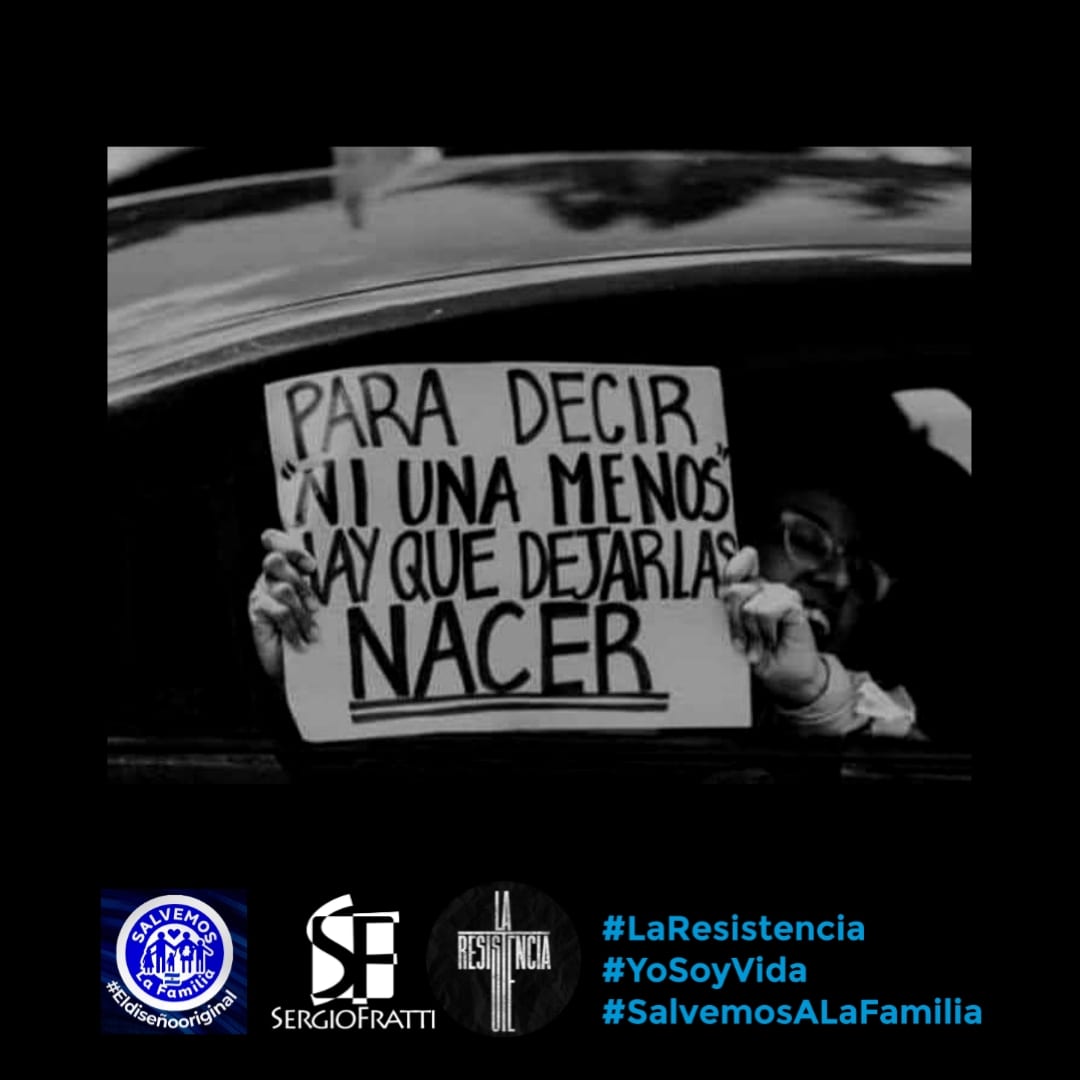 SergioFratti's tweet photo. #LaResistencia | 
Para decir "ni una menos" hay que dejarlas nacer 

#AbortoNo #FeminismoNo #IdeologiaDeGeneroNo #ElSalvadorEsProVida #SalvemosALaFamilia #ElSalvador #ProVida https://t.co/NvB6s0x8FX