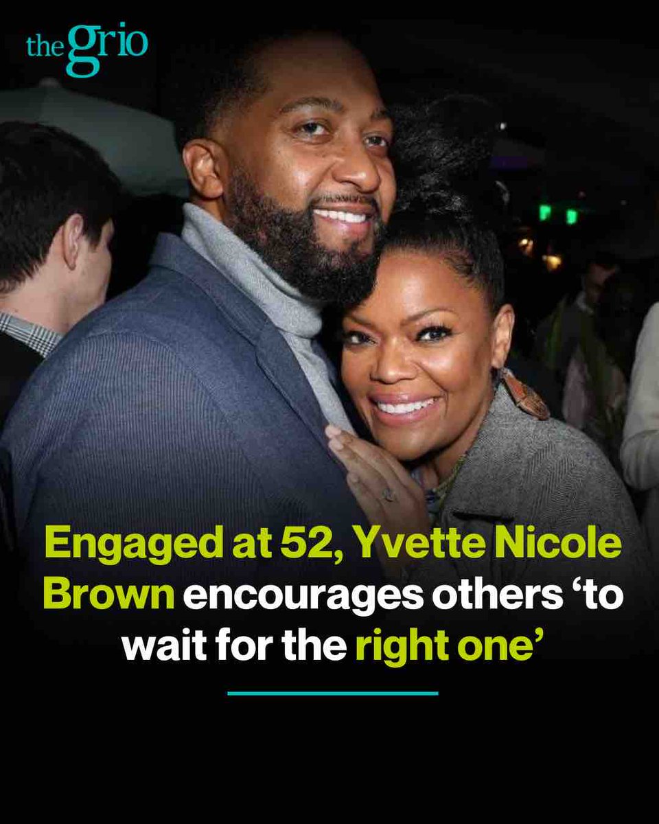 After meeting in their 20s, “Community” star Yvette Nicole Brown and fiancé Anthony R. Davis explain why their love story was worth the wait. 

#Griofam, what age did you get married? Let us know! 

Here’s what the couple had to say👇🏿
thegrio.com/2024/04/27/eng…