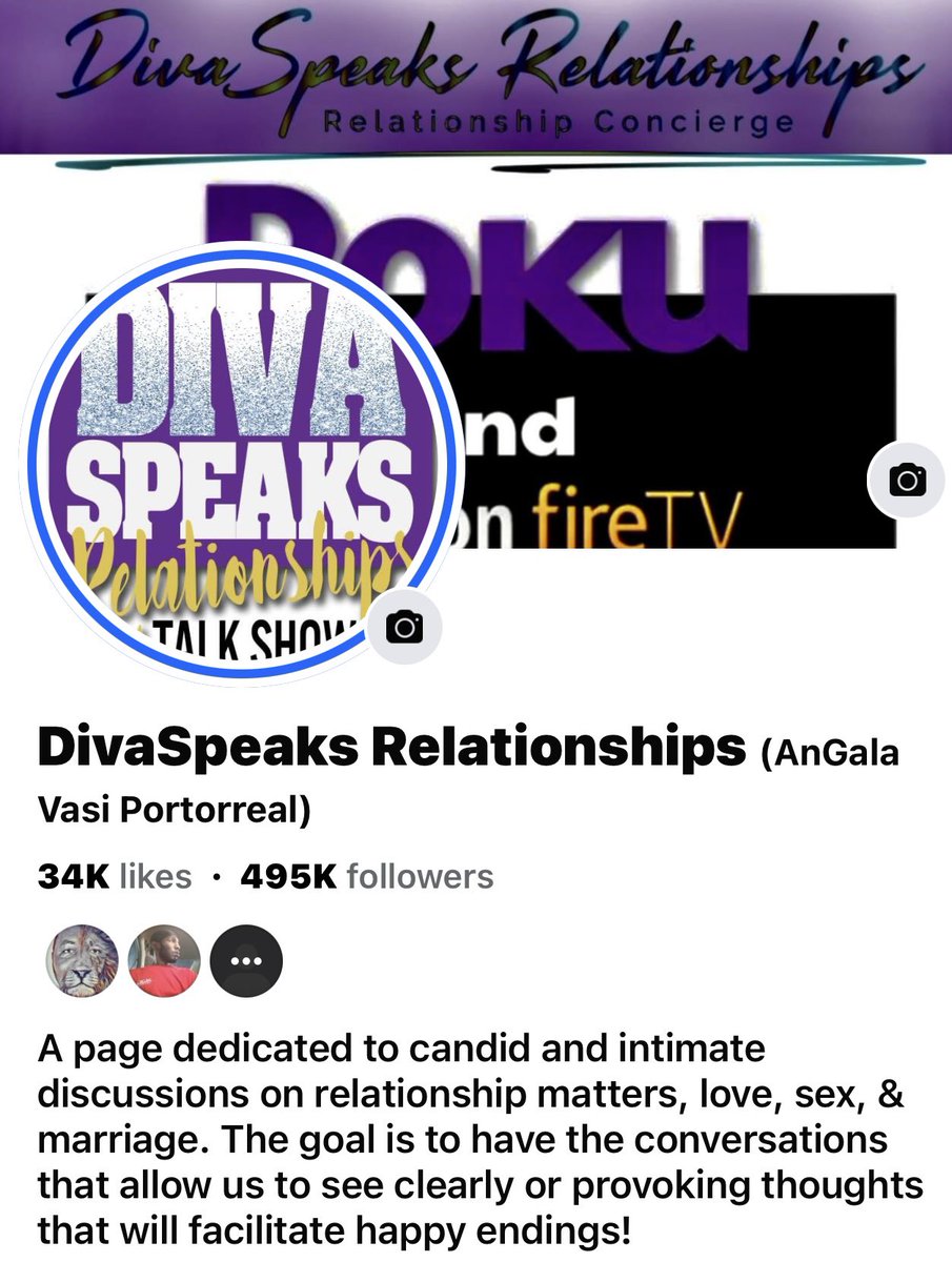 Join us today!
#Relationships #Love #onairpersonality#Podcast #Subscribe #Charlotte #ExplorePage #Dating #BadBreakUps #Heal #Single #couples  #marriage #Roku #DivaSpeaks #AnGalaPortorreal #TvHost #TelevisionShow#CableNetwork #TalkShowHost#Charlotte#TexasNative#