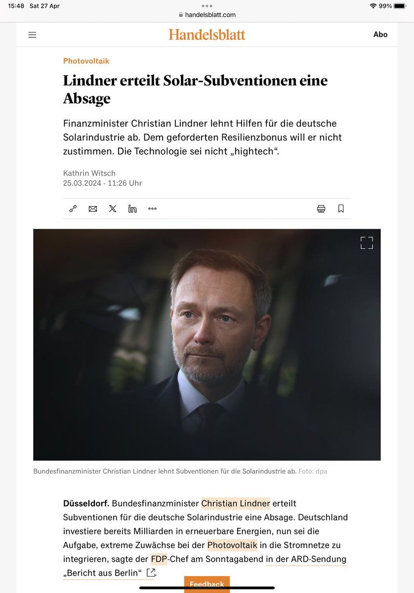 WolfmannotJack's tweet photo. @wenig_worte @christianduerr #Dürr ist typisch für @fdpbt Mitglieder wie @c_lindner und @Wissing , die den Ablauf von Edukt zu Produkt nicht verstehen; die #eFuels , #HVOS und #Wasserstoffheizen wollen, aber die Industrie abwürgen, die den für die Bereitstellung von grünem H2 notwendigen EE-Strom liefert. https://t.co/7fbw430Dwl