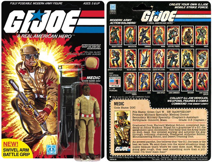 Check out Doc from GI Joe series 2 in 1983. What was your favorite figure from the 1983 series?

Thanks to @3DJoes for the photos. 

#gijoe #80s #eighties #80scartoons #80snostalgia #saturdaycartoons #saturdaymorningcartoons #actionfigures #hasbro #doc