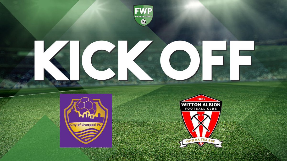 KICK-OFF (SECOND-HALF): City of Liverpool v Witton Albion @PitchingIn_