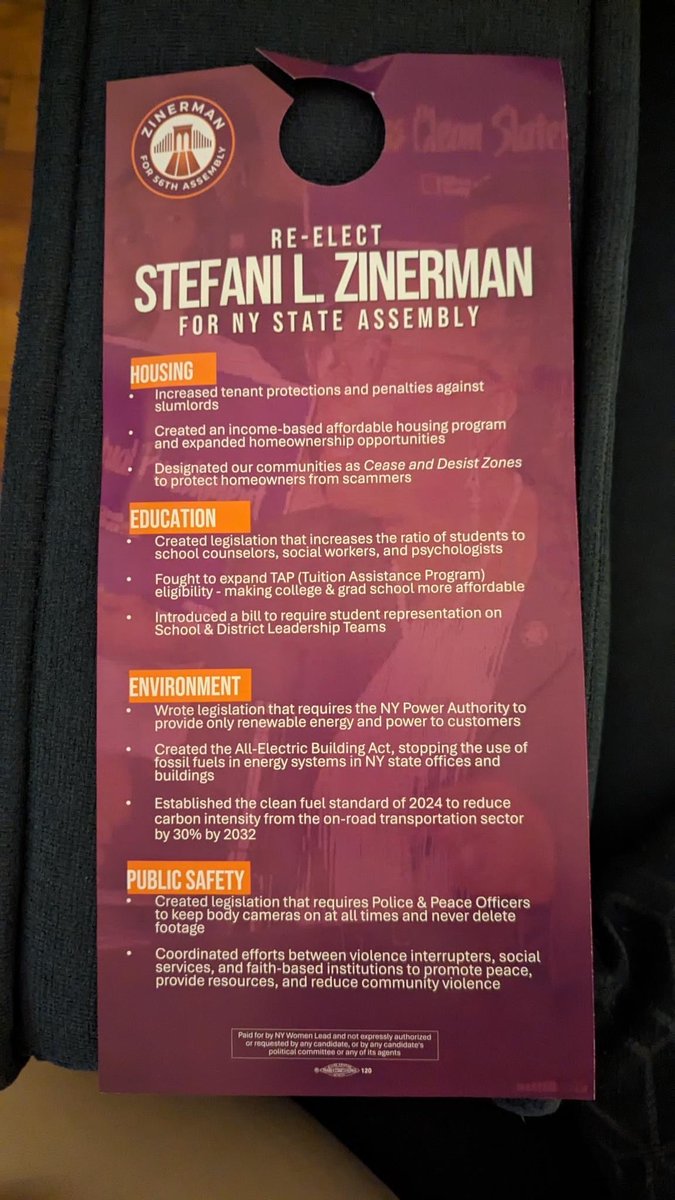 Woooooo that’s some big ole lies for corporate democrat @stefanizinerman She didn’t “increase tenant protections,” she opposed them. She didn’t “create the All-Electric Building Act,” she tried to stop it from becoming a law! And so on. Lies for landlords and their $$$