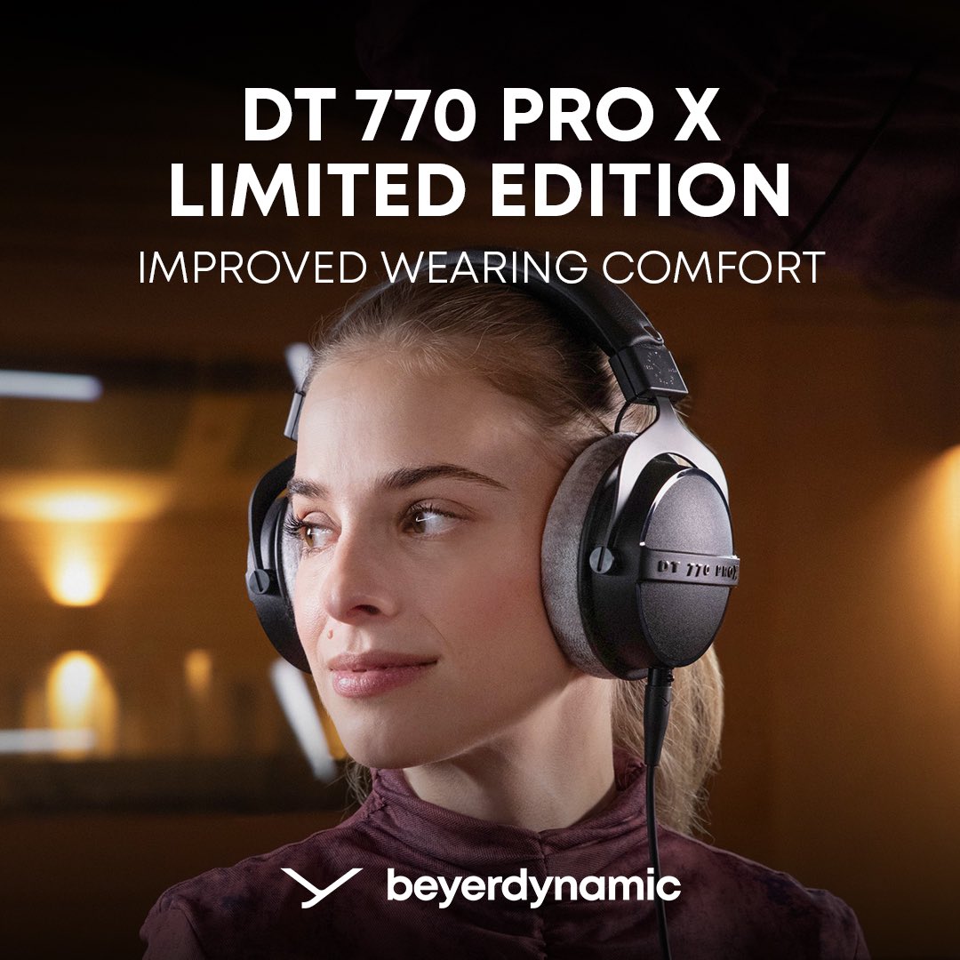 Comfort reimagined - DT 770 PRO X heaphones. Try a pair today. bit.ly/3SDpBAd