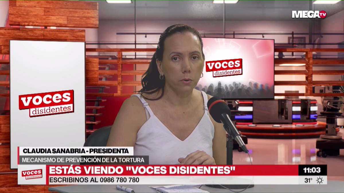 #VocesDisidentes | 💥Las cárceles en poder del crimen organizado, ¿habrá una solución?

✅Nos visita Claudia Sanabria, del Mecanismo Nacional Prevención de la Tortura (<a href="/mnpparaguay/">XxX porn hub 👀</a>) para abordar el tema. 

#780AM <a href="/Megatv_py/">MEGA TV</a>