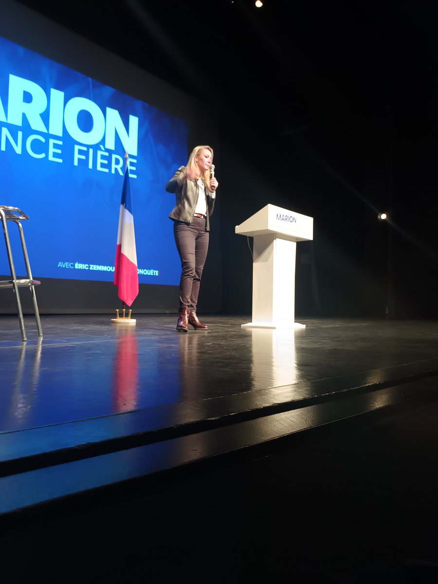 'Aujourd'hui nous pouvons  enfin renverser la majorité au parlement européen aux côtés de nos alliés.'Le #9juin2024  ne laissons pas perdre notre voix #AvecMarion9Juin2024 .