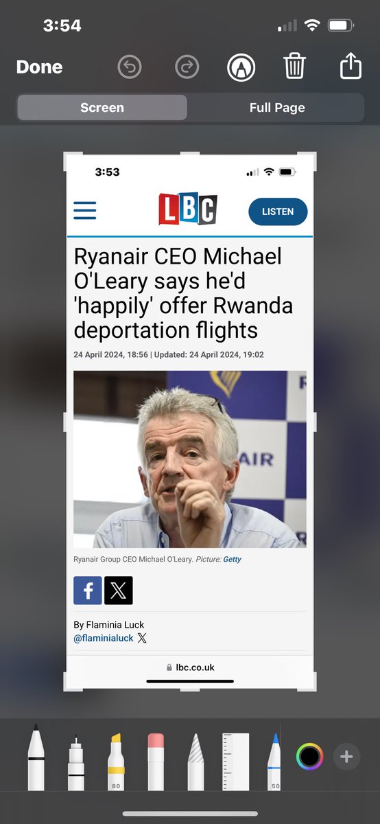 Since Covid, I’ve tried to use Ryanair as they kept many routes open during Covid. However, after reading that O’Leary would be happy to allow Ryanair to participate into the despicable transportation of asylum seekers to Rwanda, I’ll be avoiding Ryanair wherever possible.
