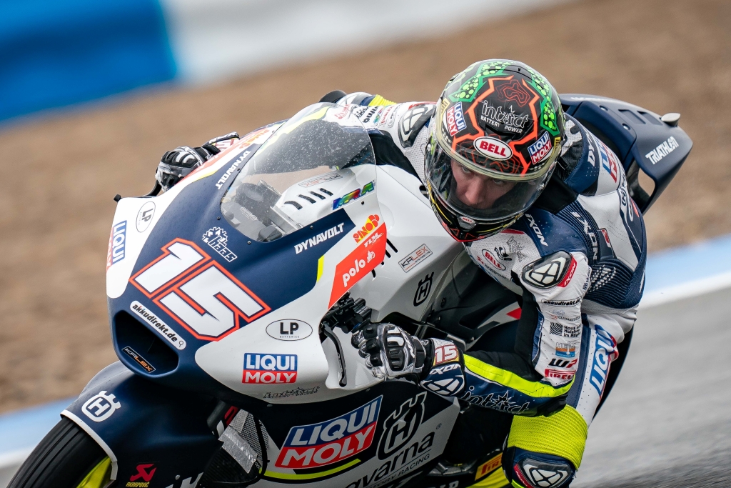 IntactGP's tweet photo. #SpanishGP #Moto2 Qualifying results where both #SA81 and #DB15 missed out on Q2 narrowly

#81 Senna AGIUS heads 7️⃣th row in 🅿️1️⃣9️⃣ - 1´42.416 (Q1) and 
@DarrynBinder_15 almost next to him in 🅿️2️⃣1️⃣ - 1´42.542 (Q1)

#LIQUIMOLY #Husqvarna #IntactGP at @circuitodejerez https://t.co/Nt6LbTjii2