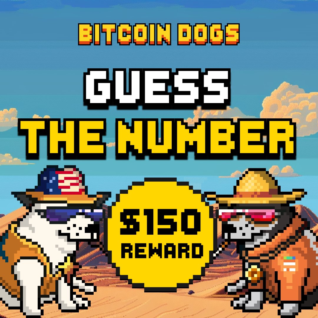 BitcoinDogsClub's tweet photo. 🔥$150 GIVEAWAY TIME🔥

BACK BY POPULAR DEMAND!💯

Simply:
🐶 Follow @BitcoinDogsClub
🐶 Like and Retweet this tweet
🐶 Guess the number between 1 - 10,000 in the comments + tag a friend

You've got 48 hours to enter!⏰ https://t.co/6Ifqd5anXR