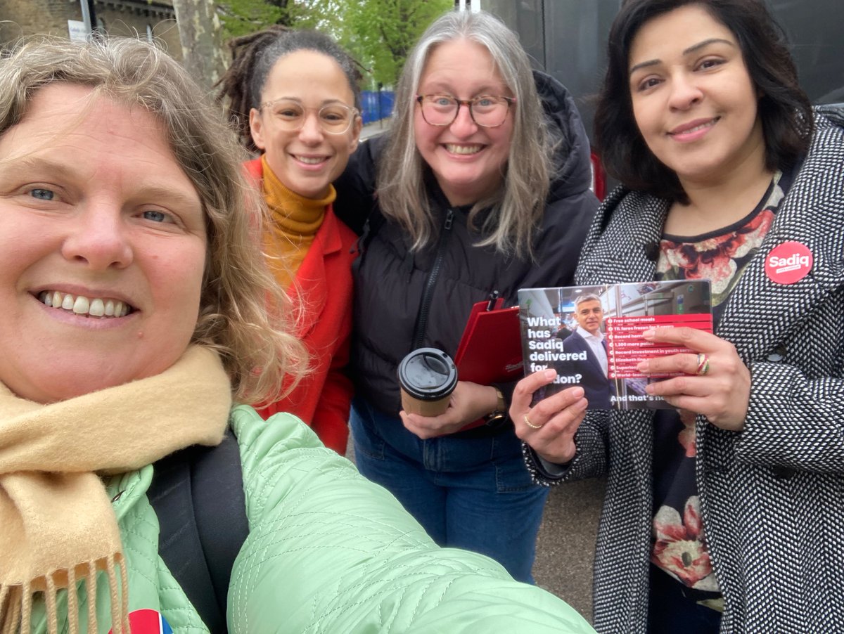 Excellent campaigning today at Blackhorse for @SadiqKhan and @Semakaleng - don’t forget it’s a two horse race! #VoteLabour