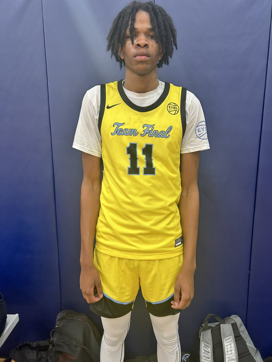 🔥 Al’Tariq Reevey led Team Final EYBL to an opening round win at Spring Jam Fest with 17p. #10 ranked center in the class of 2026 @TeamFinalEYBL | @AlTariqReevey