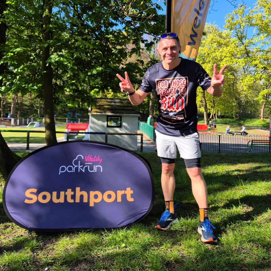 Massive PB at Southport Park Run today. Pacers week. Got bored, ran straight past my 21-minute pacer, and didn't look back. Basically a pro. Up the Toffees!!!!