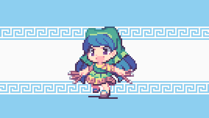 Day 6: Getting really fired up about crafts and sculpting. #pixelart #ドット絵 #touhouproject #東方Project