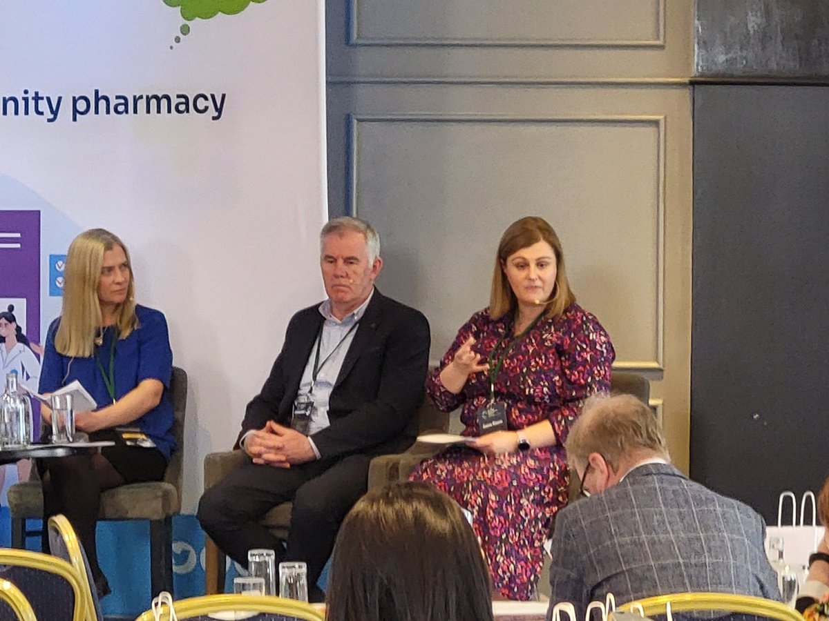 IrishPharmacy's tweet photo. Exciting and insightful debate on "The Changing Face of Primary Care - Empowering Community Pharmacy" at the #IPUConference2024. Join us for a thought-provoking panel discussion.

#IPUConference #THinkPharmacy https://t.co/JymKogiYV1