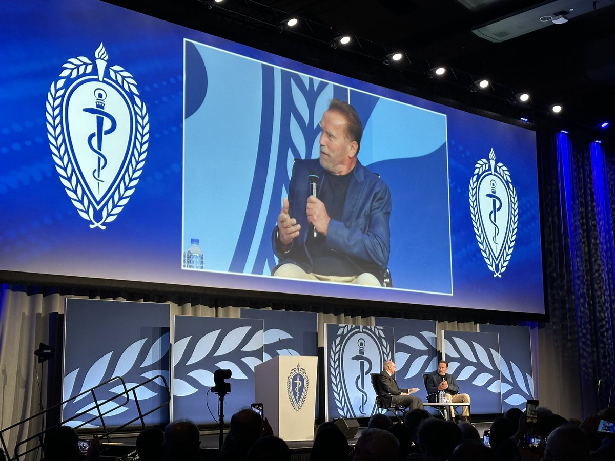 True inspiration from #Schwarzenegger Give back. Be useful. Push through the naysayers. Work your ass off. Make it happen. Incredible interview with @LarsSvenssonMD - words to live by! #AATS2024 @AATSHQ @Schwarzenegger