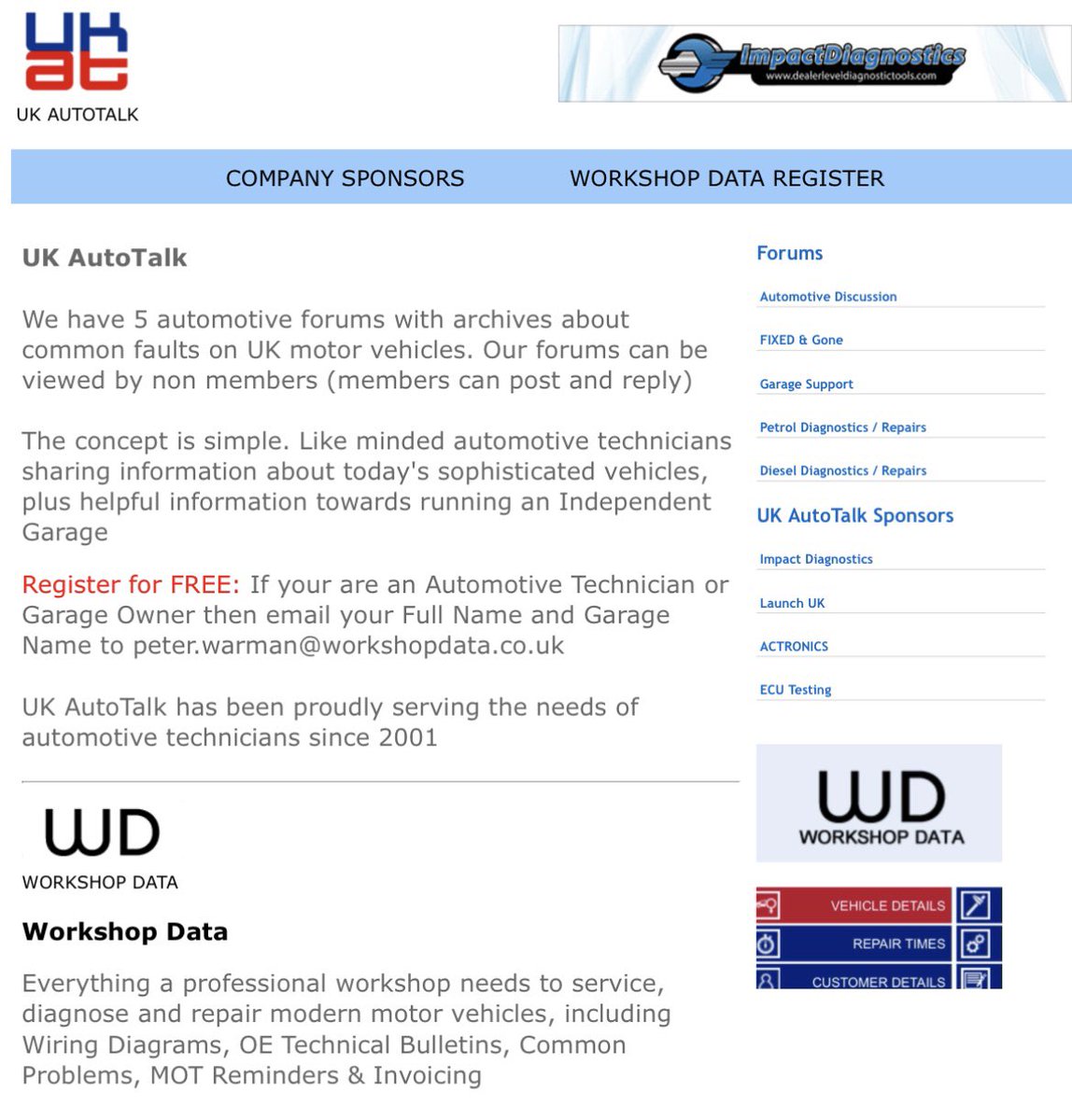 UK_AutoTalk's tweet photo. View our UK AutoTalk website https://t.co/QhMLBkBtty Original Motor Trade forums. Posts and Fixes for older vehicles from 2001 #workshopdata #ukautotalk https://t.co/bdVKdj0dur