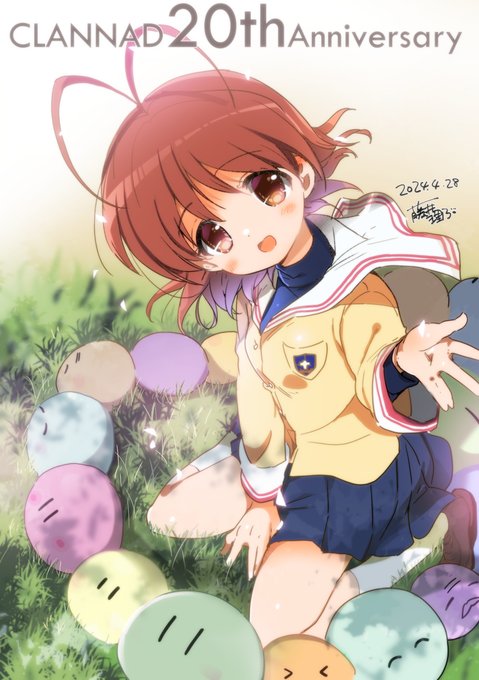 CLANNAD だんご大家族 マスコット　サンタ　クラナド 古河渚 GMLivDba0AA1nXb.jpg:small