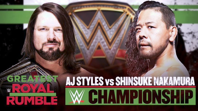 4/27/2018

AJ Styles vs. Shinsuke Nakamura for the WWE Championship ended in a double countout at Greatest Royal Rumble from the King Abdullah International Stadium in Jeddah, Saudi Arabia.

#WWE #GreatestRoyalRumble #AJStyles #ShinsukeNakamura #WWEChampionship