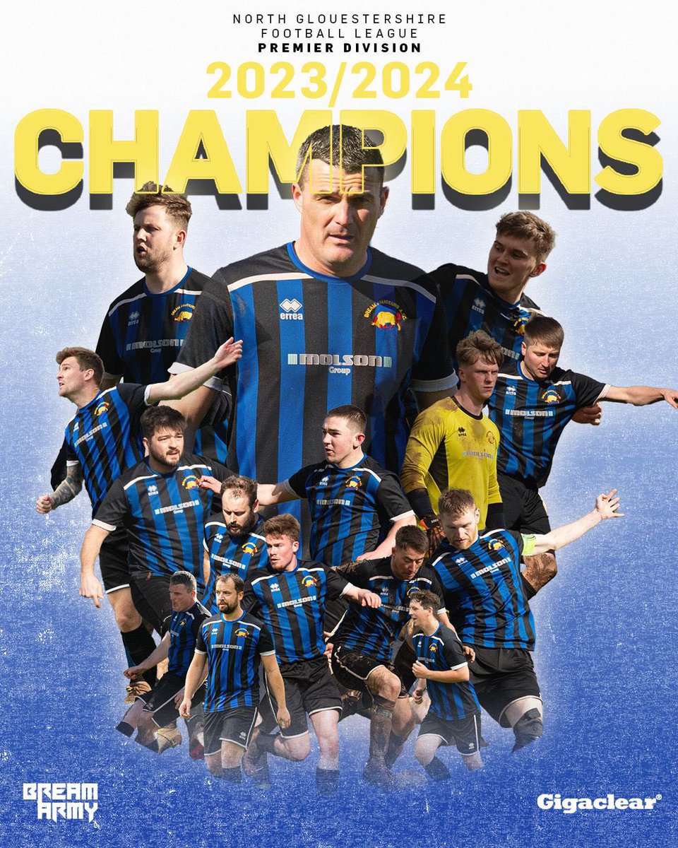 NORTH GLOS LEAGUE PREMIER CHAMPIONS. 🏆