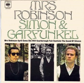 #OnThisDay, 1968, #SimonAndGarfunkel - #Single: 'MRS ROBINSON' #Billboard´s #1