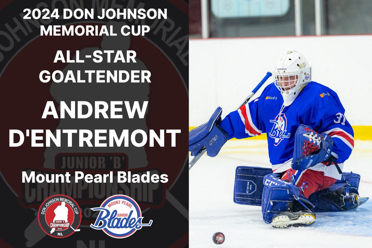 Andrew d’Entremont of the @MPJblades is your #2024DOJO All-Star Goaltender!