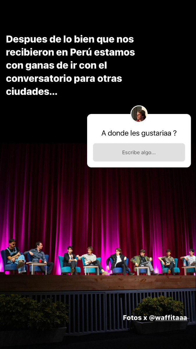 📲 | Queremos no Brasil! Felipe Otaño via Instagram stories.