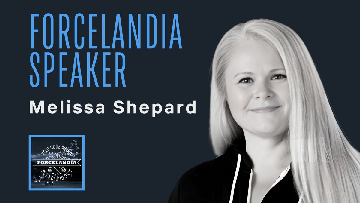 Exciting reveal! Melissa Shepard will be speaking at #Forcelandia2024! Mark your calendars for July 10-11 in Portland and dive into the future with us! #KeepCodeWeird #PutACloudOnIt Stay tuned for more and see you there!
