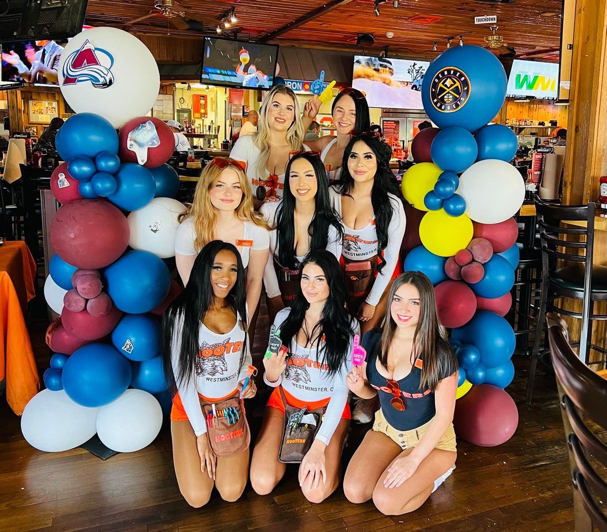 Don't miss your shot to watch Playoff action at Hooters! 🏀🍻 #NBA